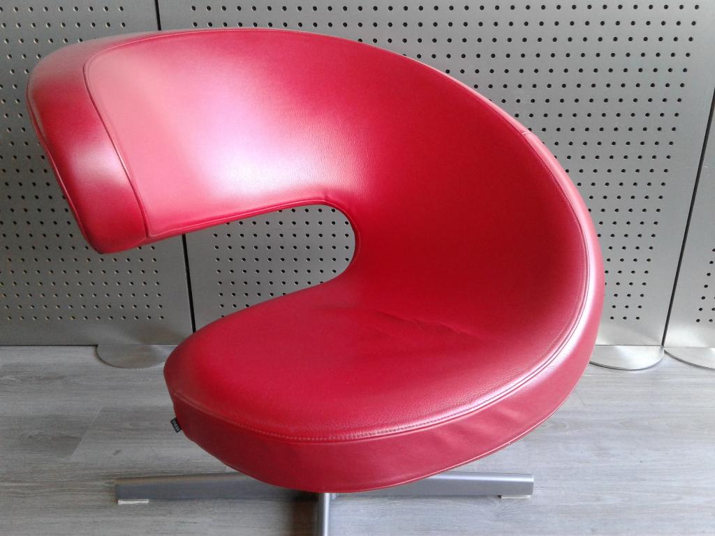 Variér (Stokke) Peel Club (Rood Leder), Heel Mooi!, Ophalen, 75 tot 100 cm, Zo goed als nieuw, Variér