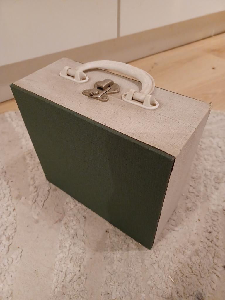 Vintage singlekoffertje 45 toeren, Cd's en Dvd's, Vinyl Singles, Ophalen of Verzenden, Zo goed als nieuw, Nederlandstalig