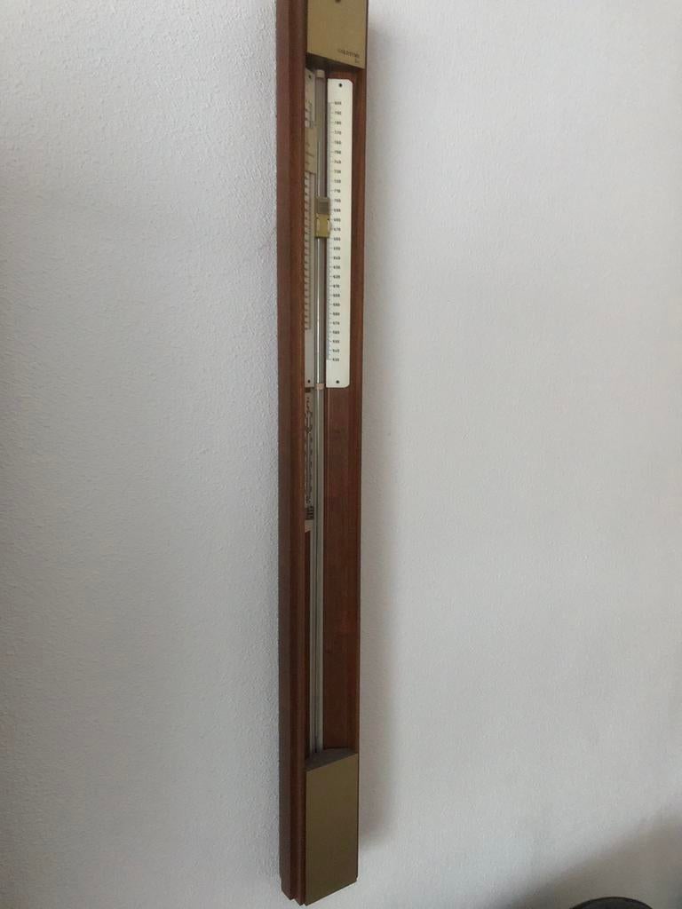 Barometer hout, Audio, Tv en Foto, Weerstations en Barometers, Ophalen, Zo goed als nieuw