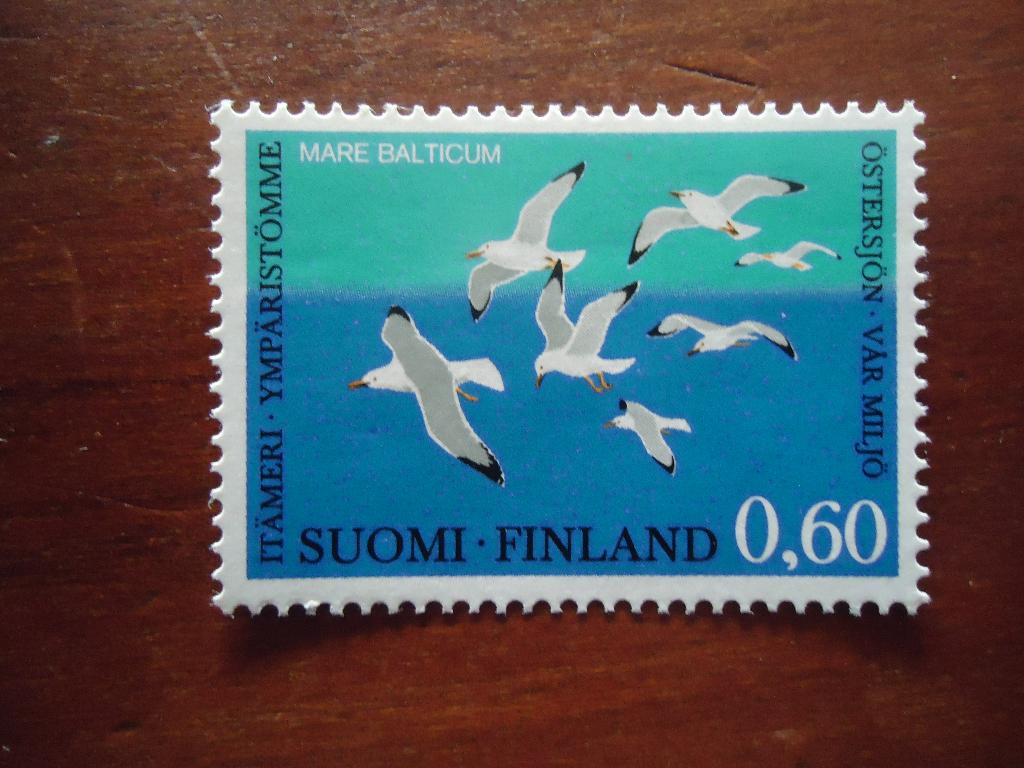 Vogel Jan van Gent Finland 1974, mi. 748 postfris/ongebruikt, Ophalen of Verzenden, Postfris, Dier of Natuur