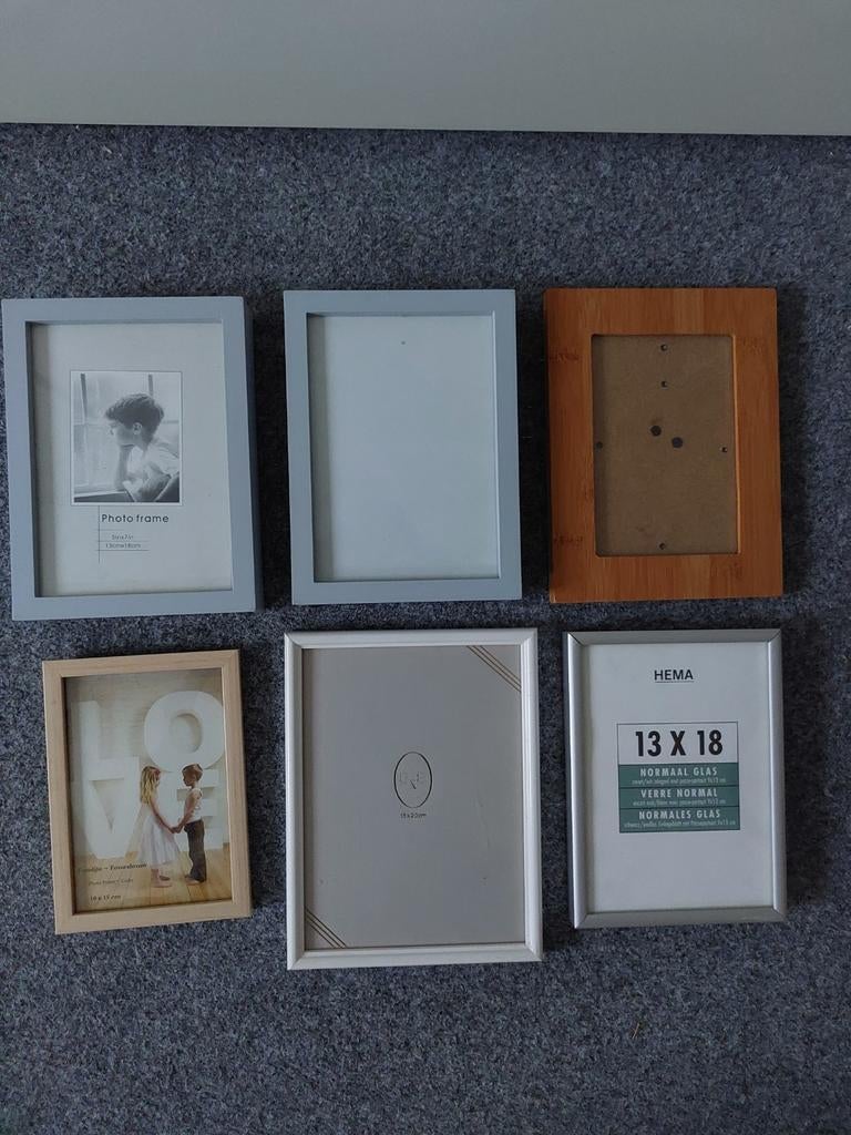 Diverse fotolijsten, Ophalen of Verzenden, Gebruikt