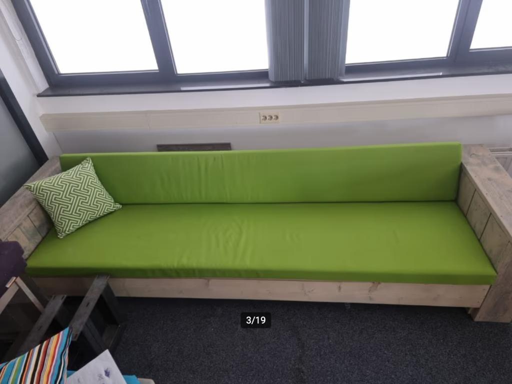 Steigerhout loungeset ACTIE showroom loungebanken en tuinset, Verzenden, Nieuw, Steigerhout, Bank