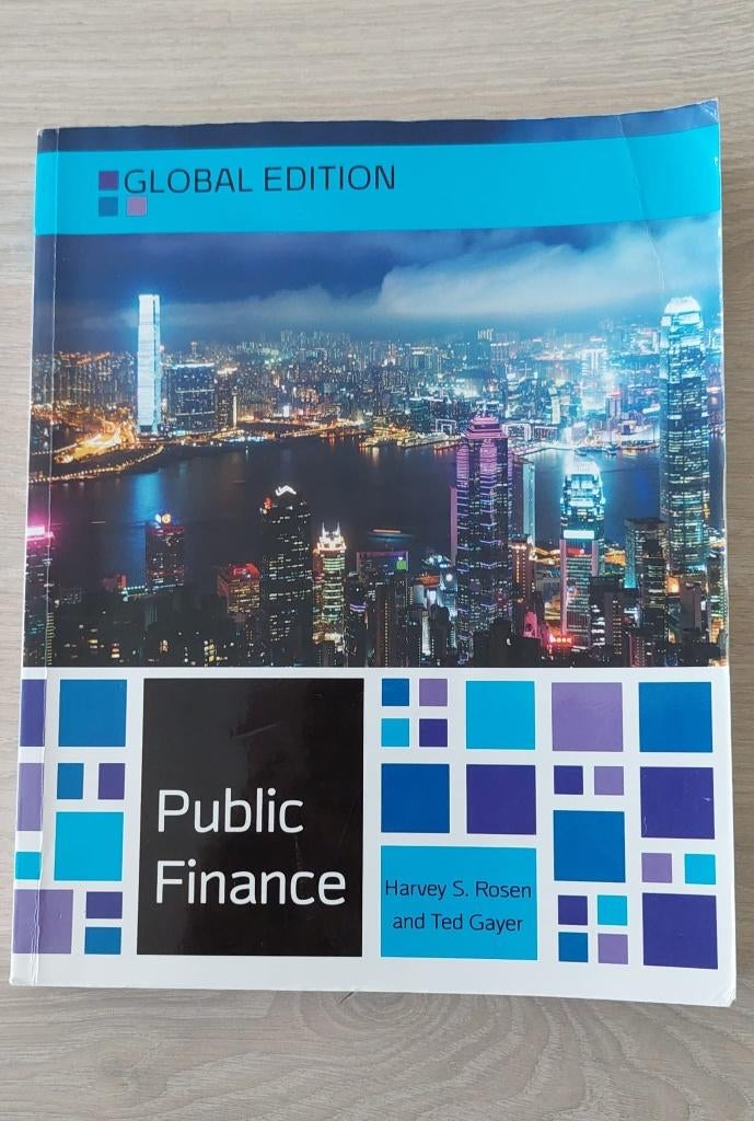 Public Finance, Harvey S. Rosen en Ted Gayer, Nieuw, Ophalen of Verzenden, WO