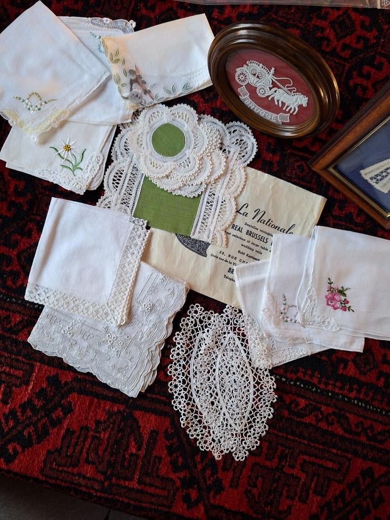 Verzameling Brussels Kant, Antiek en Kunst, Ophalen of Verzenden