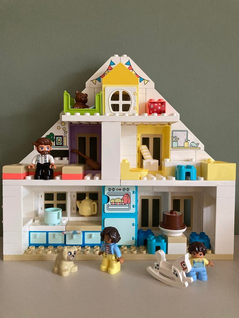 Duplo Poppenhuis 10929 - Modulaire Speelset, Kinderen en Baby's, Speelgoed | Duplo en Lego, Zo goed als nieuw, Duplo, Complete set