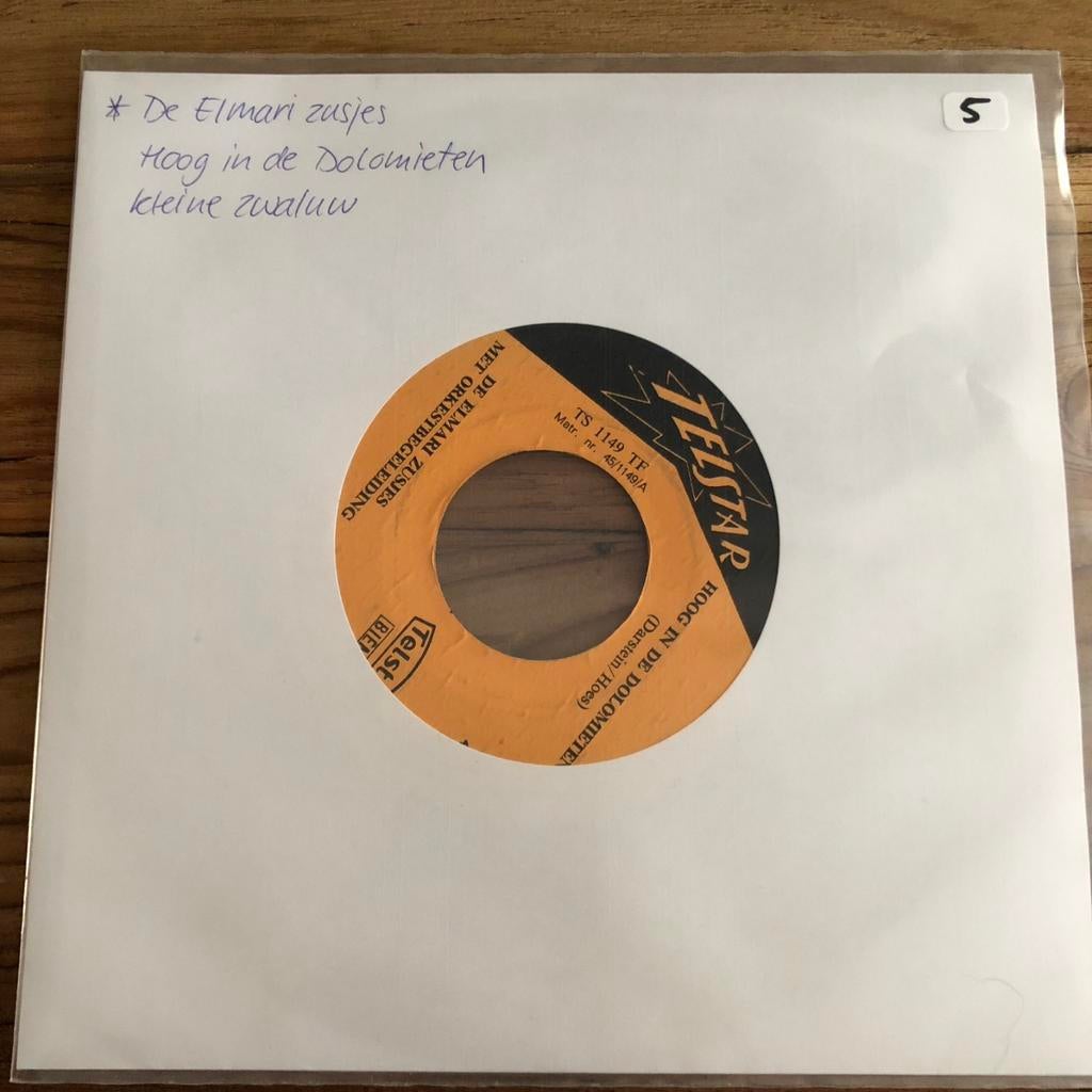 De Elmari Zusjes - Hoog in de Dolomieten Single, Gebruikt, 7 inch, Single, Ophalen of Verzenden