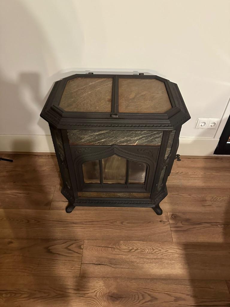 Altech speksteen houtkachel, Ophalen, Gebruikt, Vrijstaande haard, Houthaard