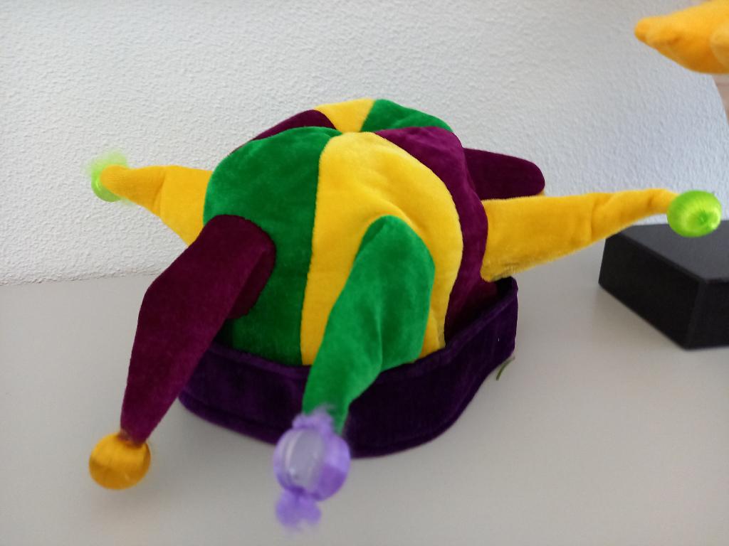 carnaval harlekijn muts, Ophalen of Verzenden, Zo goed als nieuw, Carnaval, Accessoires