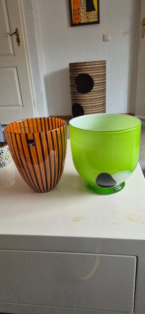 Twee vazen Leonardo in één koop, Ophalen, Gebruikt, Overige kleuren, Glas