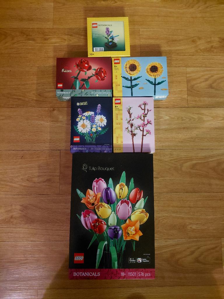 Nieuw Lego Botanical sets, nieuw en gesealed., Lego, Nieuw, Ophalen of Verzenden, Complete set
