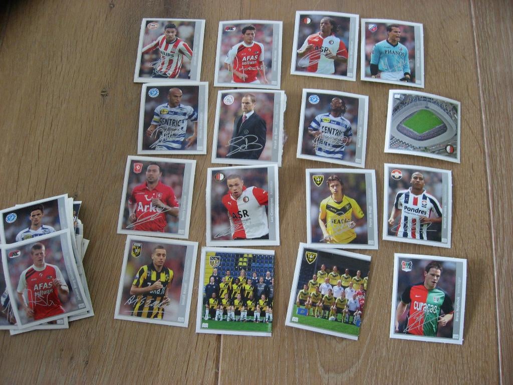 diverse voetbalstickers van Albert Heijn, Verzamelen, Supermarktacties, Albert Heijn, Verzenden