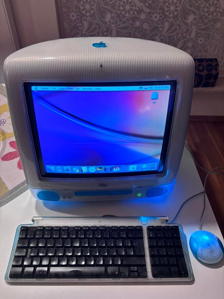 Apple 350 mhz PowerPC G3 256 ram blue, Computers en Software, Vintage Computers, Ophalen
