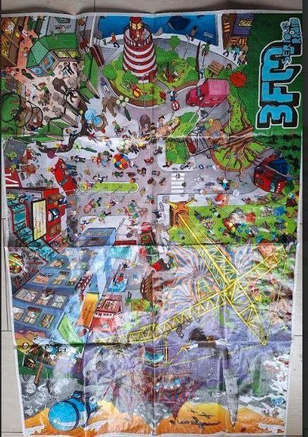 raad poster  3fFM, Verzamelen, Ophalen, Deurposter of groter, Muziek, Rechthoekig Staand