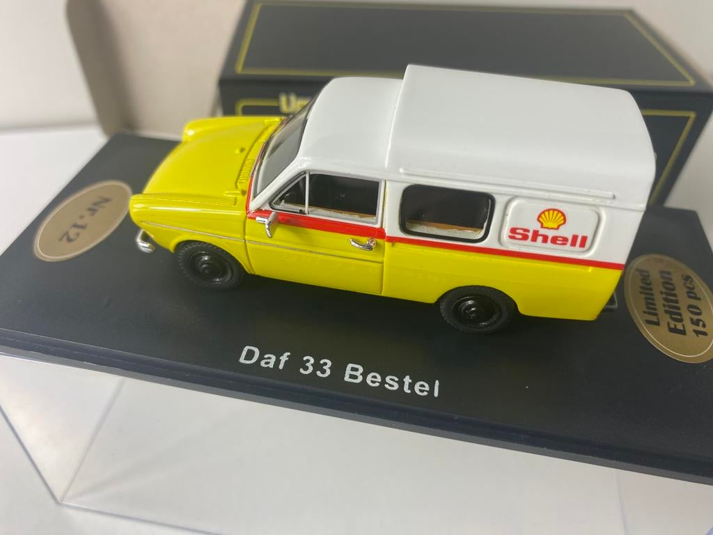 1:43 DAF 33 “SHELL” bestelauto-in OVP, Ophalen of Verzenden, Nieuw, Auto, Overige merken