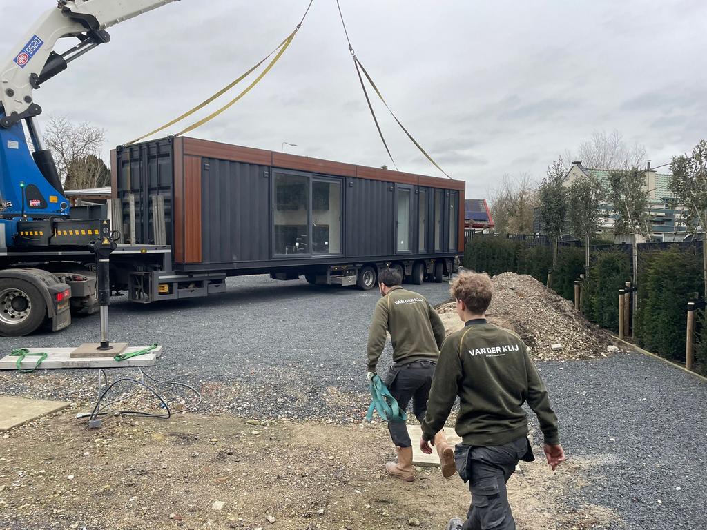 Woonunit/Kantoorruimte - Zeecontainer 12x3.2m, Zakelijke goederen, Machines en Bouw | Keten en Containers, Ophalen