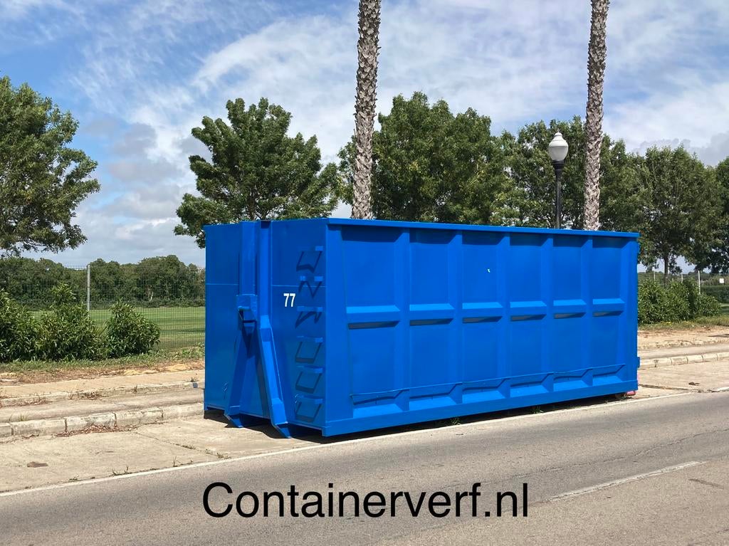 Container verf RAL 5015 / RAL 6005 / RAL 9005 / RAL 9010 etc, Nieuw, Ophalen of Verzenden, Verf, 5 tot 10 liter