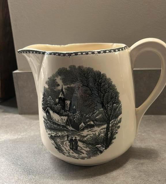 Prachtige oude kan “Landschap “Maastricht, Antiek en Kunst, Antiek | Servies los, Ophalen of Verzenden