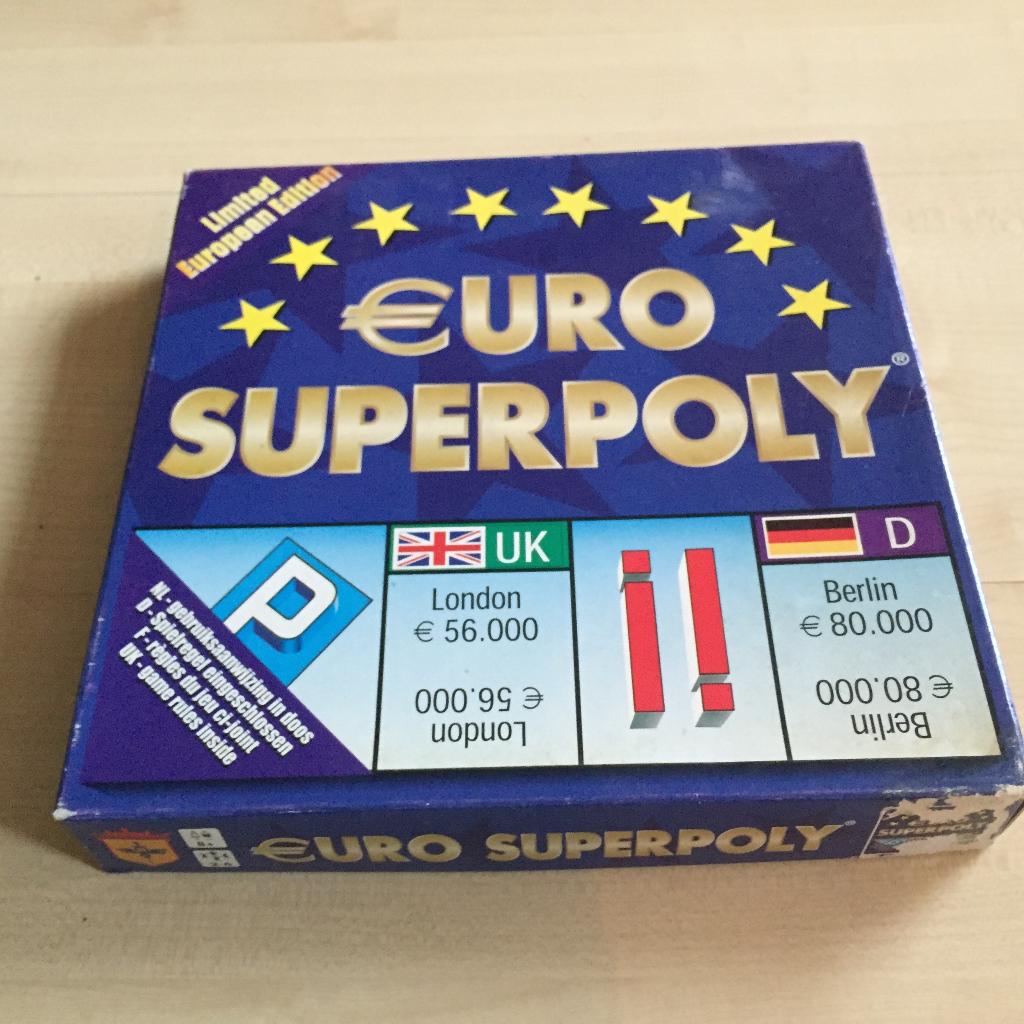 Monopoly 1999 Euro Superpoly Limited European Edition, Hobby en Vrije tijd, Gezelschapsspellen | Bordspellen, Vijf spelers of meer