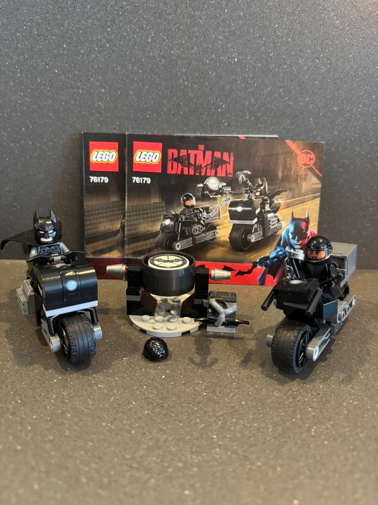 Lego - Batman & Selina Kyle motorachtervolging - 76179, Ophalen of Verzenden, Zo goed als nieuw, Complete set, Lego