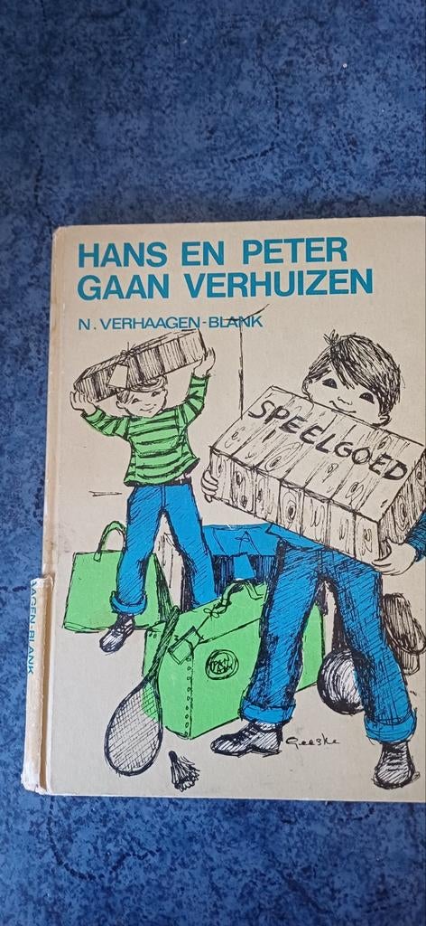 Hans en Peter Gaan Verhuizen - N. Verhaagen-Blank, Ophalen of Verzenden, Gelezen, N. Verhaagen-Blank, Fictie algemeen