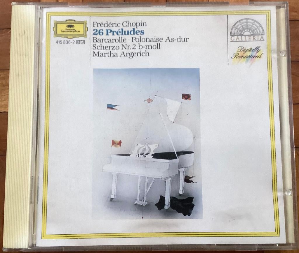 Chopin, Argerich- 26 Préludes CD, Ophalen of Verzenden, Romantiek, Gebruikt, Overige typen