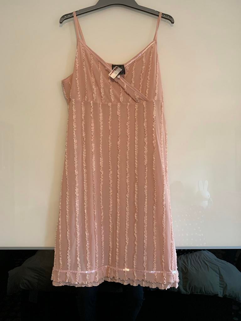 King size babes mateloos zalm/roze tuniek maat m, Ophalen of Verzenden, Nieuw, Roze, Blouse of Tuniek