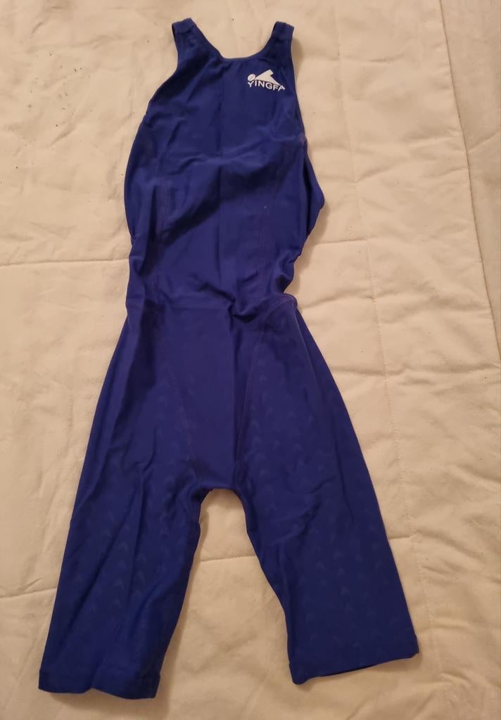 Yingfa Blauw Badpak Kindermaat S (134-140), Kinderen en Baby's, Kinderkleding | Kinder-zwemkleding, Badpak, Ophalen of Verzenden