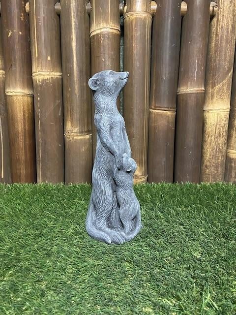 Stokstaartje nr.219, Ophalen, Nieuw, Beton, Dierenbeeld