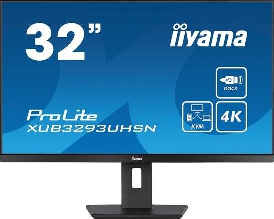 iiyama ProLite XUB3293UHSN-B5 - 32" 4K USB-C Monitor, Iiyama, IPS, Sales@iiyama.nl, Iiyama International