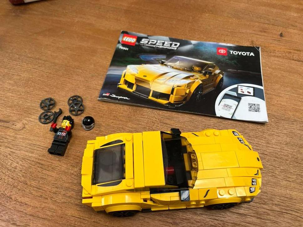 Lego Speed Champions 76901 Toyota GR Supra, Ophalen of Verzenden, Zo goed als nieuw, Complete set, Lego