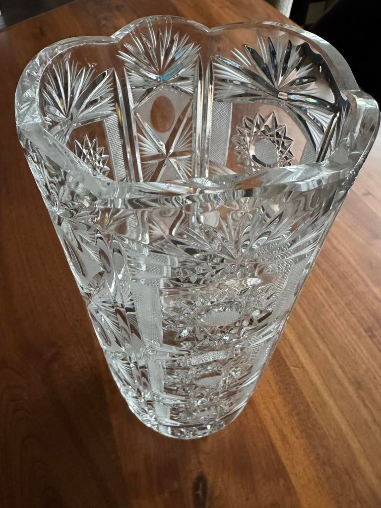 Vaas geslepen kristal, Ophalen of Verzenden