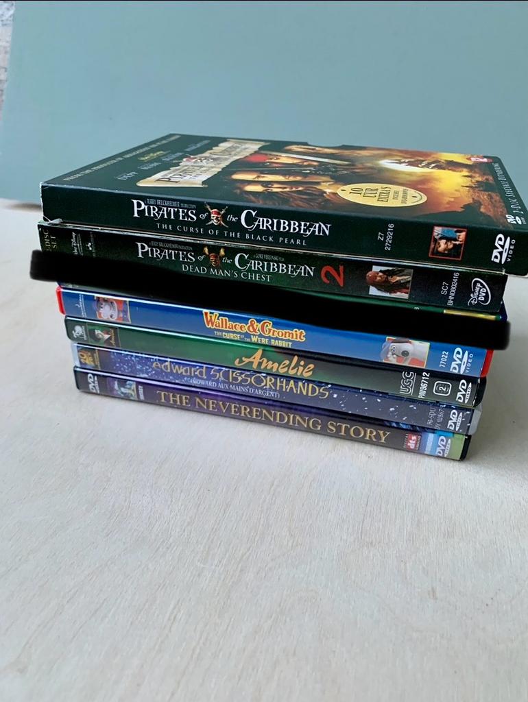 Allerlei dvd’s, 6 stuks: avonturenfilms, tekenfilms, fantasy, Vanaf 12 jaar, Ophalen of Verzenden, Zo goed als nieuw