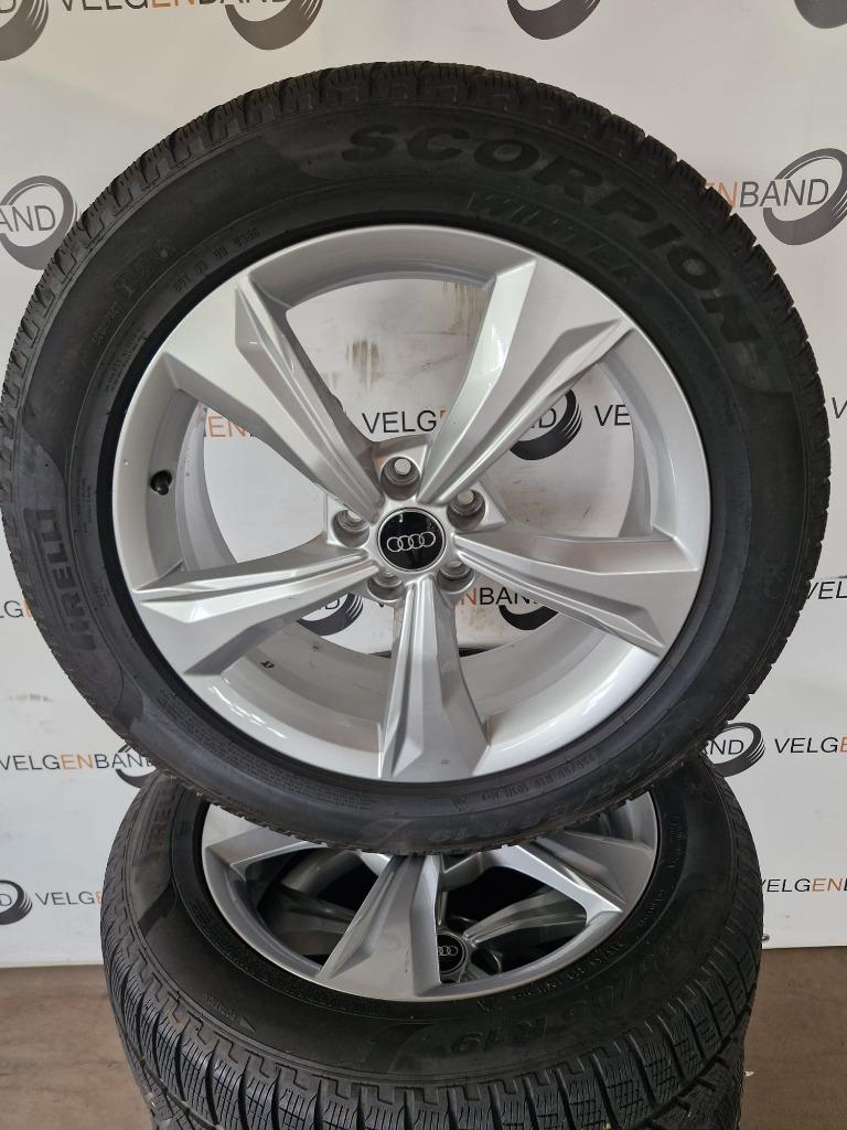 Winterset Audi Q5 SQ5 FY S line 235 55 19 5x112 66.5, 19 inch, Gebruikt, Banden en Velgen, 235 mm