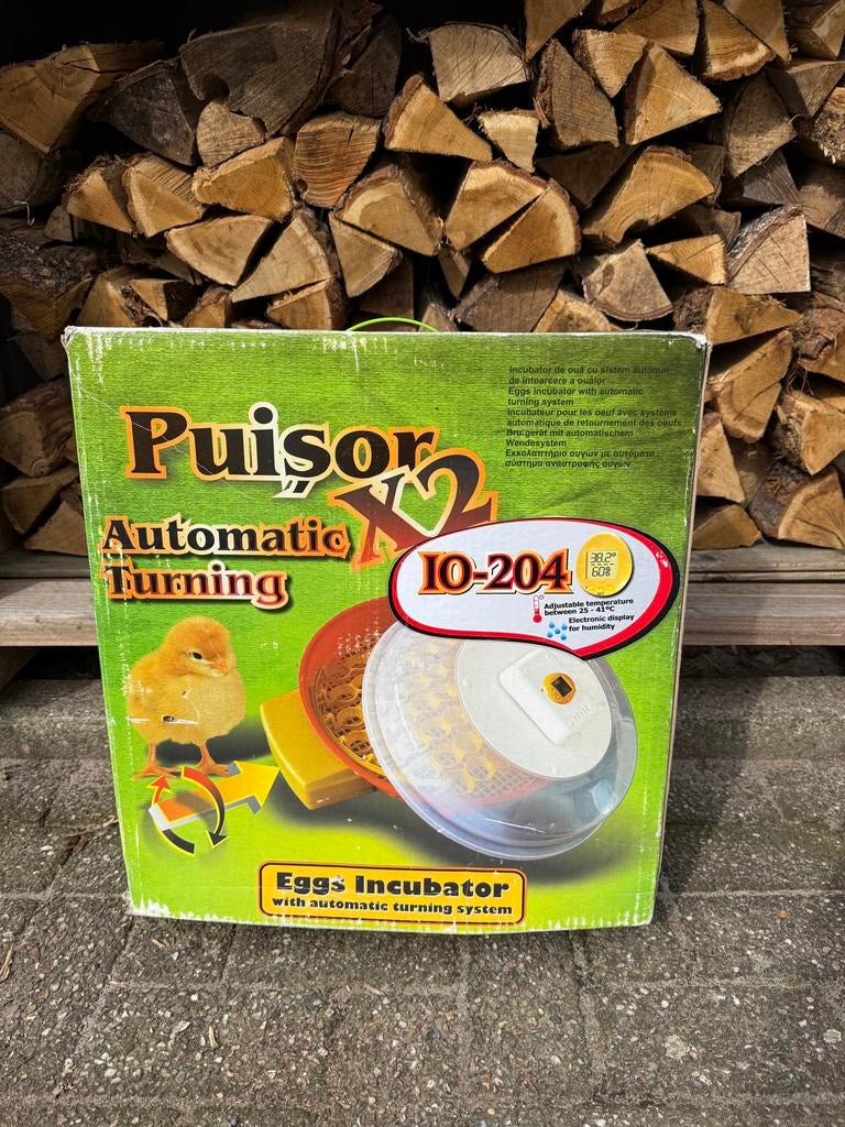 Broedmachine vol automaat met r-com vochtregelaar, Ophalen, Broedmachine