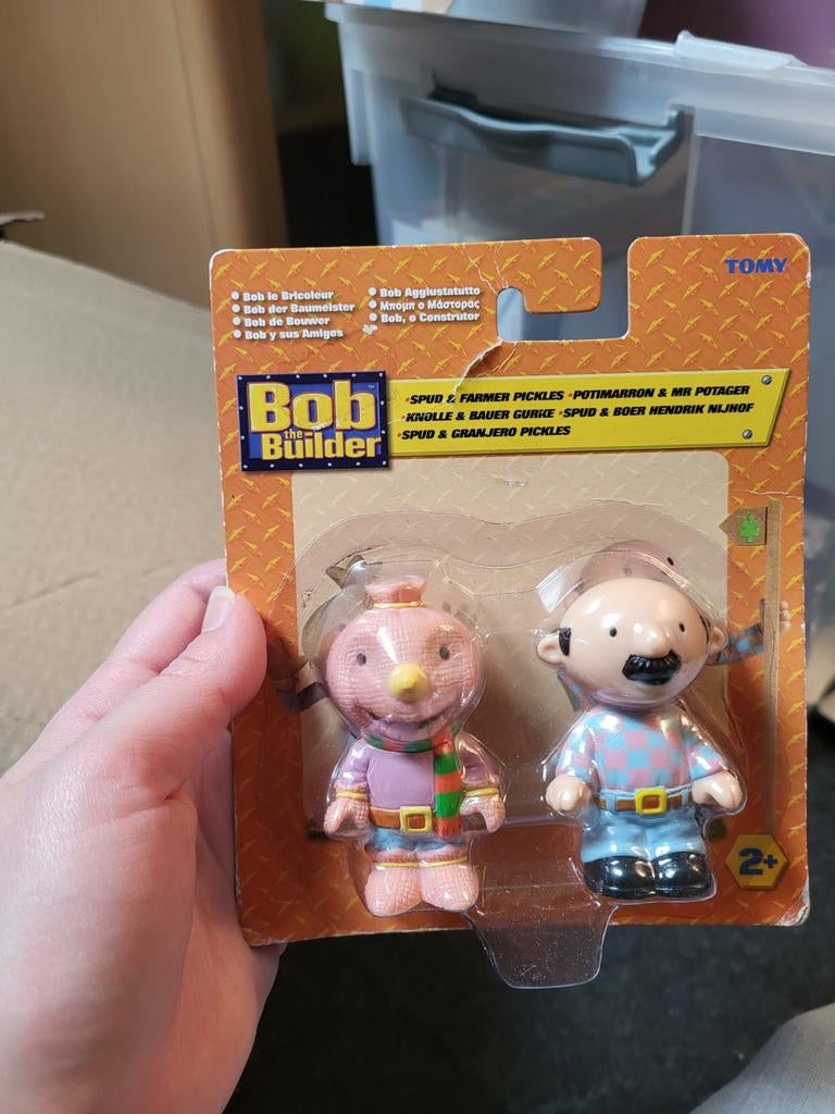 2 nieuwe bob de bouwer figuren boer nijhof en spud, Verzamelen, Ophalen of Verzenden