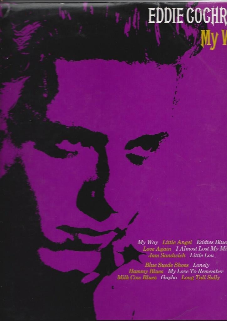 EDDIE COCHRAN LP MY WAY - 1968, Ophalen of Verzenden, Zo goed als nieuw, 12 inch