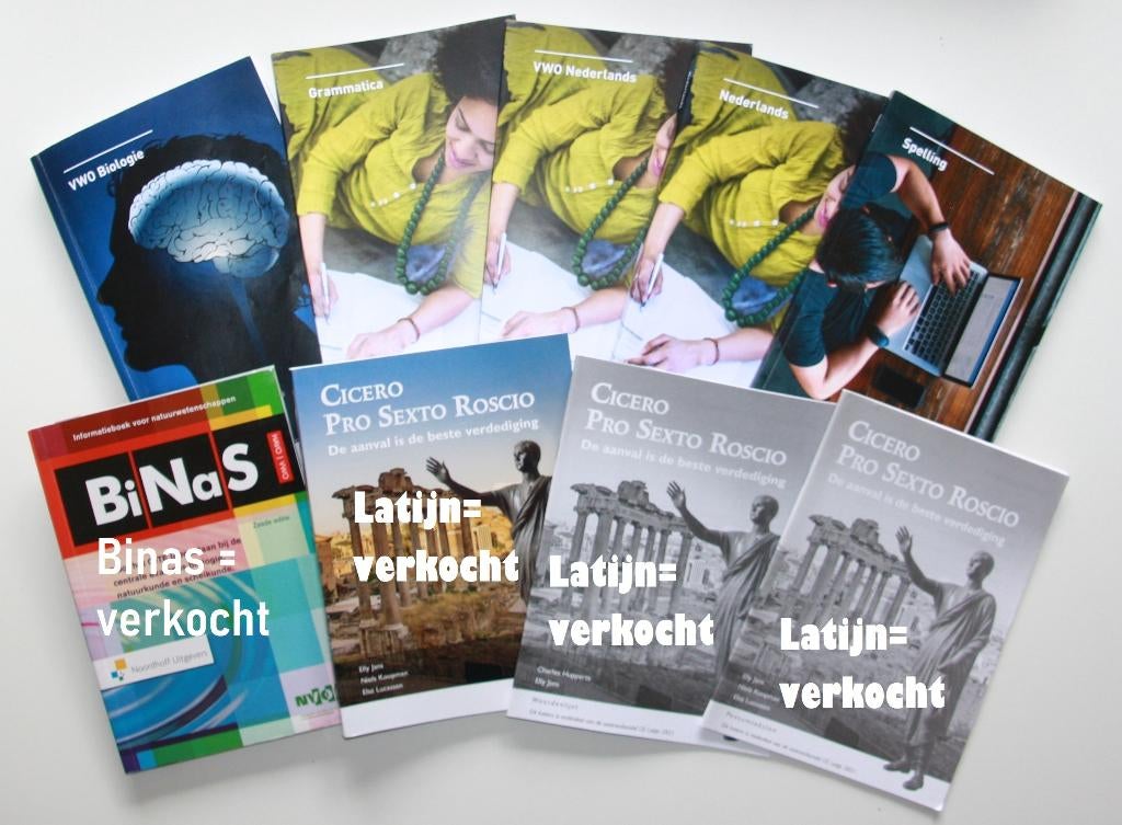 VWO boeken biologie Binas Nederlands studieboeken examenstof, Ophalen of Verzenden, Beta, Zo goed als nieuw