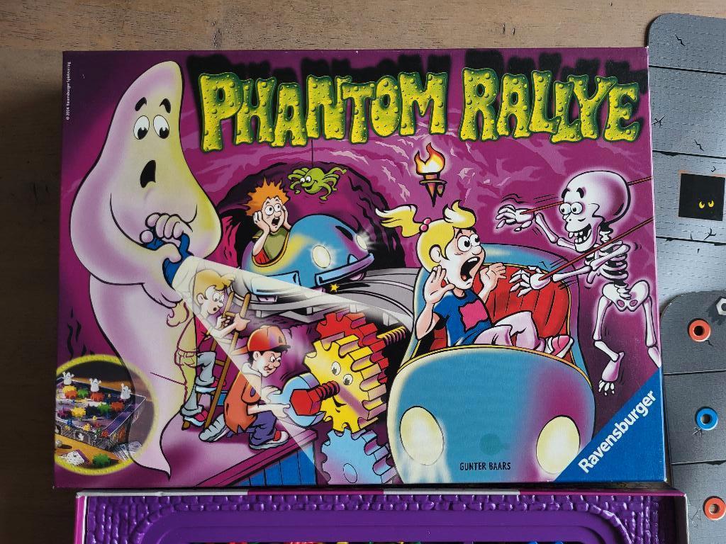 spel Phantom Rallye - spookhuis, Hobby en Vrije tijd, Gezelschapsspellen | Bordspellen, Een of twee spelers, Ophalen of Verzenden