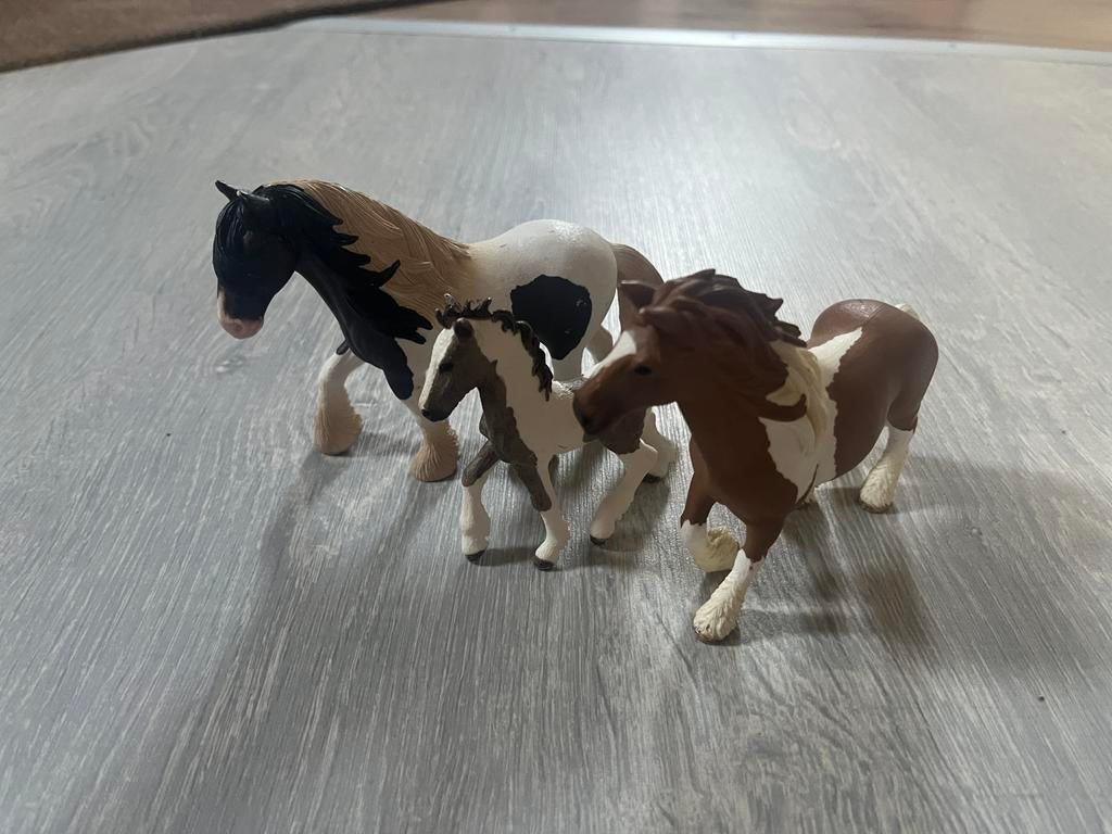 Setje van 3 schleich paarden, Ophalen, Zo goed als nieuw