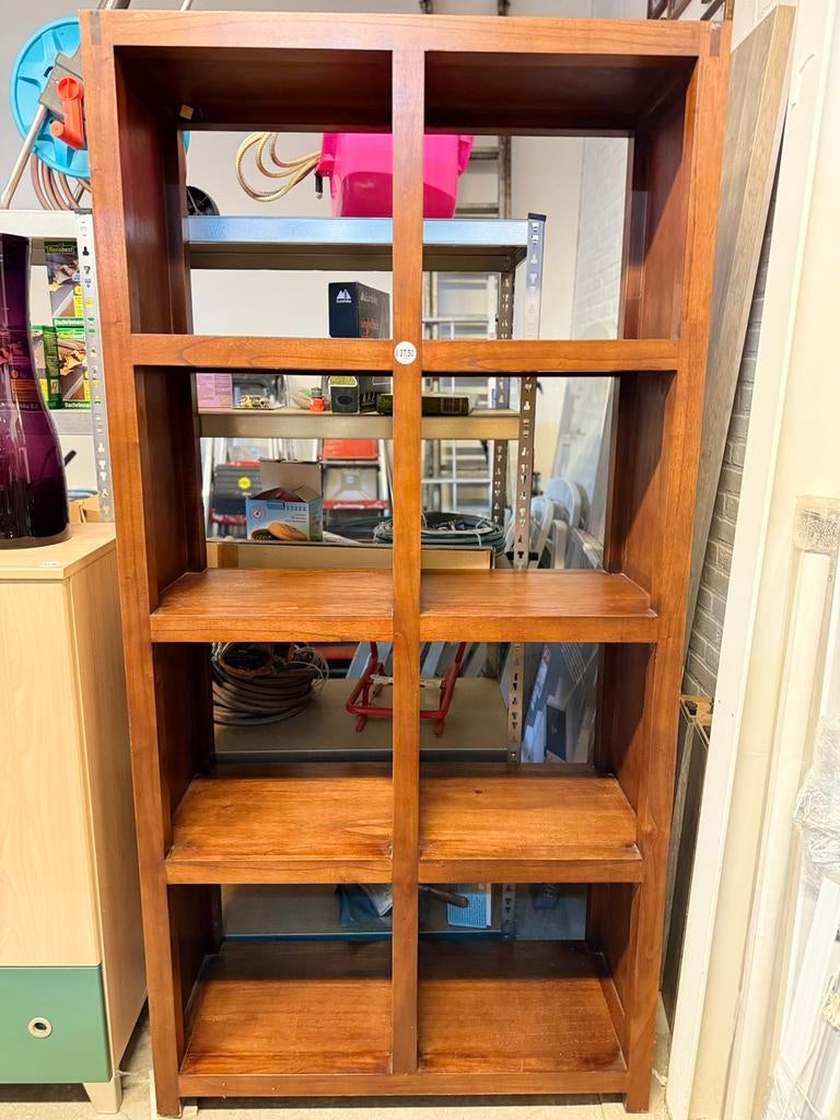 Houten vakkenkast / roomdivider, Ophalen, Zo goed als nieuw, 25 tot 50 cm, 50 tot 100 cm