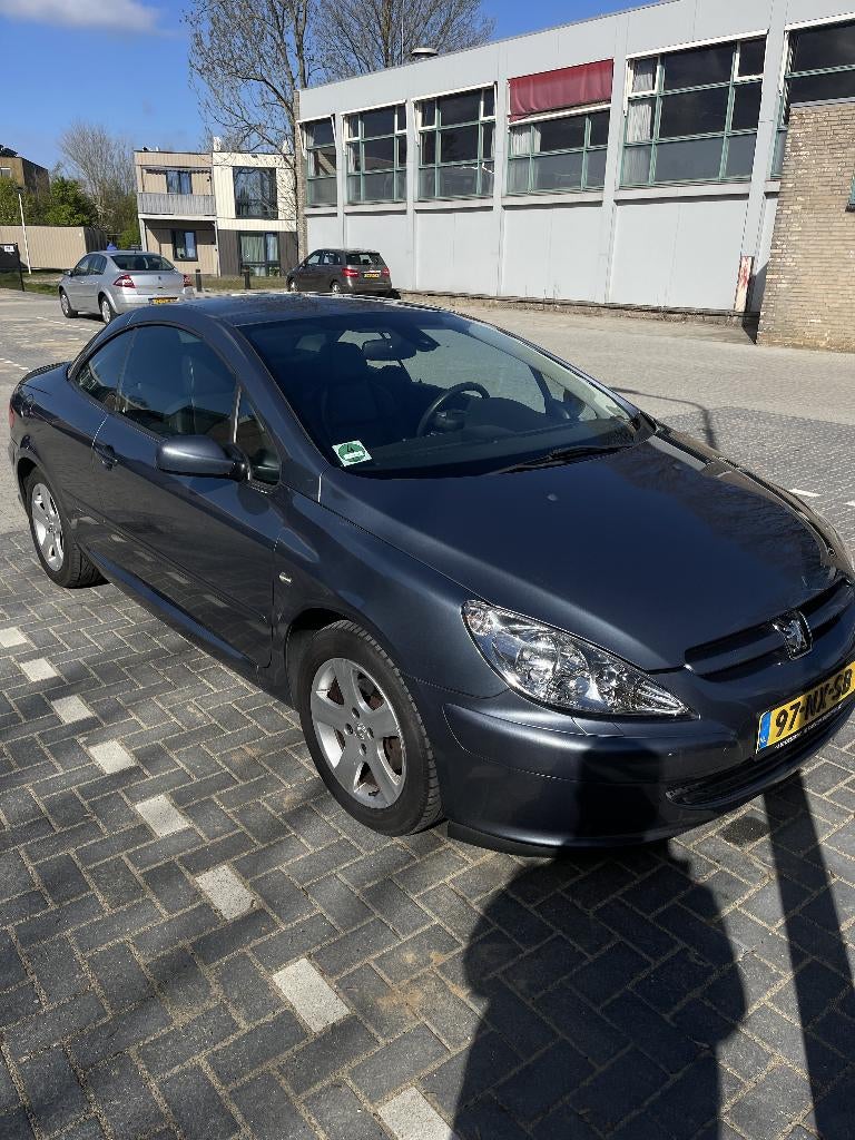 Peugeot 307 2.0 16V CC 2004 Grijs, Voorwielaandrijving, USB, Zwart, 4 cilinders