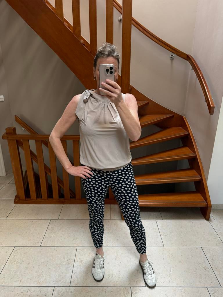 Nieuw. Studio Anneloes broek travel XS, zwart stippen, Zwart, Nieuw, Ophalen of Verzenden, Maat 34 (XS) of kleiner