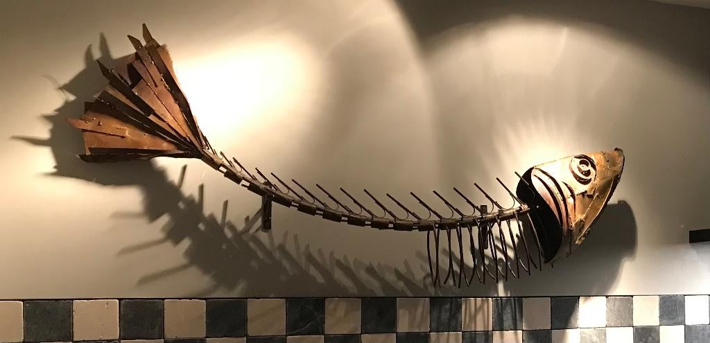 Kunstwerk Ron Moret, Ophalen