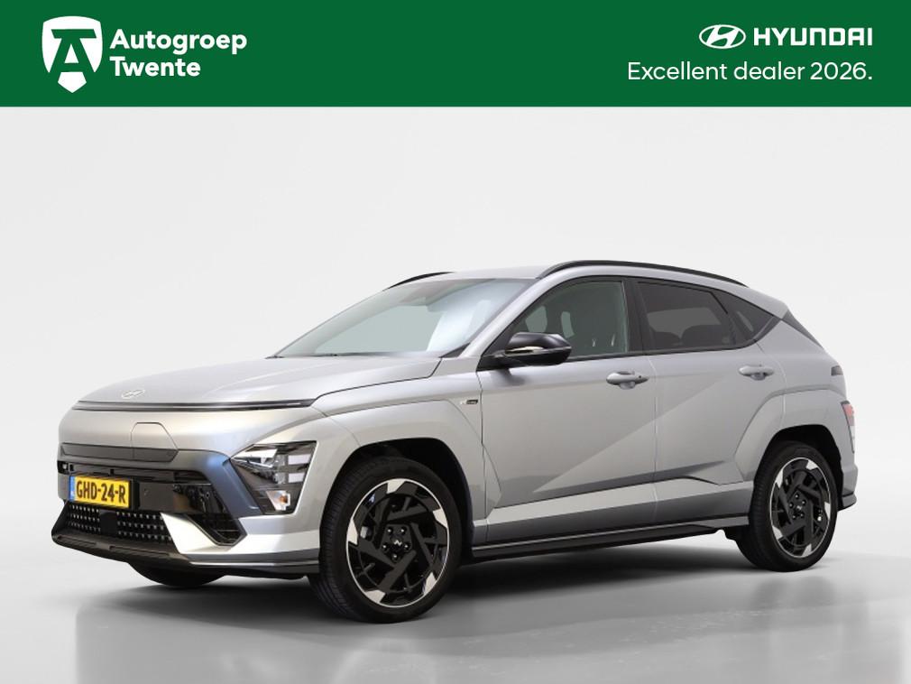 Hyundai KONA N Line Edition 65.4 kWh | Private Lease 599,- p, Gebruikt, 750 kg, Onderhoudsboekje, Adaptive Cruise Control