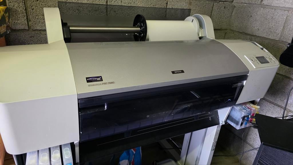 Epson Stylus Pro 7880 DTF printer met toebehoren, Computers en Software, Printers, Ophalen of Verzenden