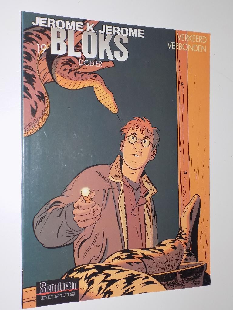 Jerome K.Jerome Bloks - 19_Verkeert verbonden, Boeken, Stripboeken, Eén stripboek, Ophalen of Verzenden, Zo goed als nieuw, Dodier