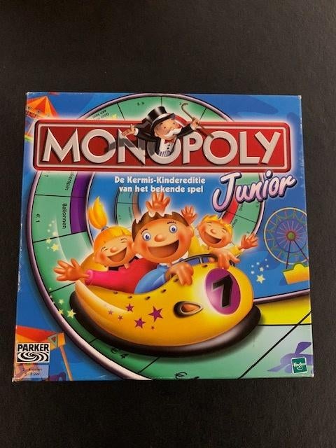 Monopoly Junior, Een of twee spelers, Ophalen of Verzenden, Gebruikt, Parker