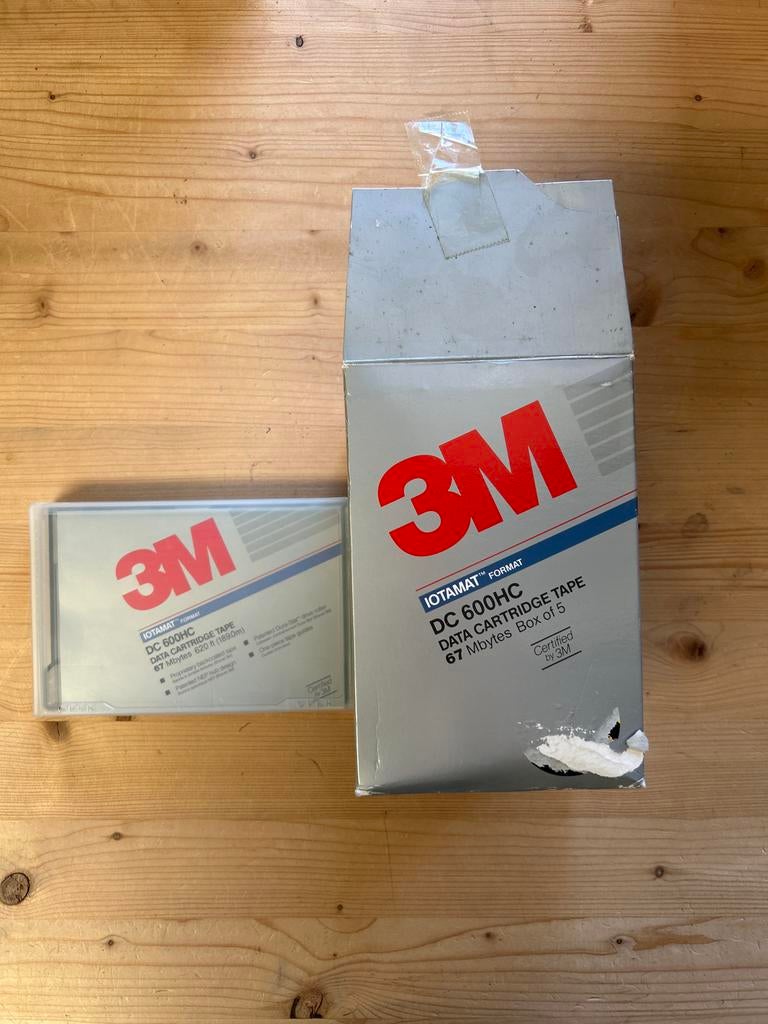 3M DC 600HC DATACARTRIDGE TAPE (5 stuks), Ophalen of Verzenden, Nieuw, HDD