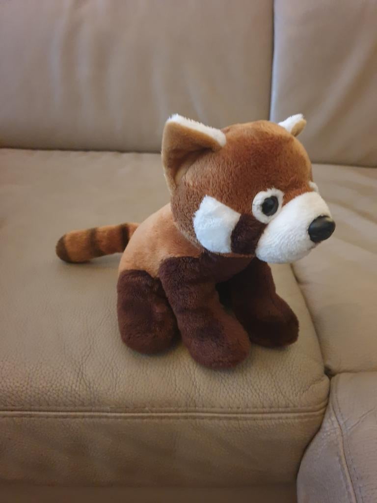 Rode Panda Knuffel Ravendsen, Ophalen of Verzenden, Zo goed als nieuw, Overige typen