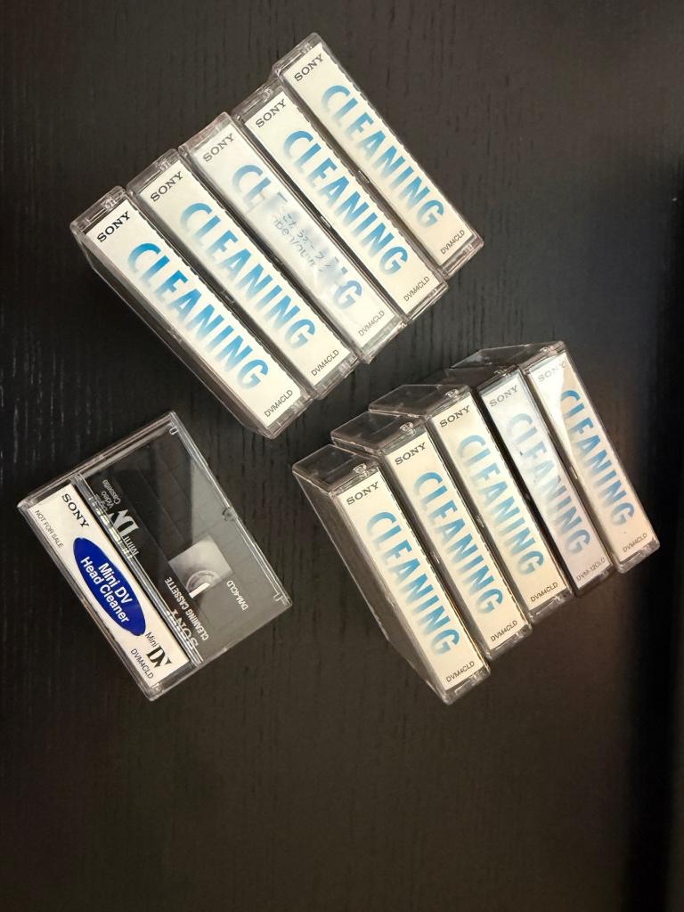 Sony DV Cleaning tapes (per stuk of meerdere), Mini dv, 20x of meer, Nieuw, Ophalen of Verzenden